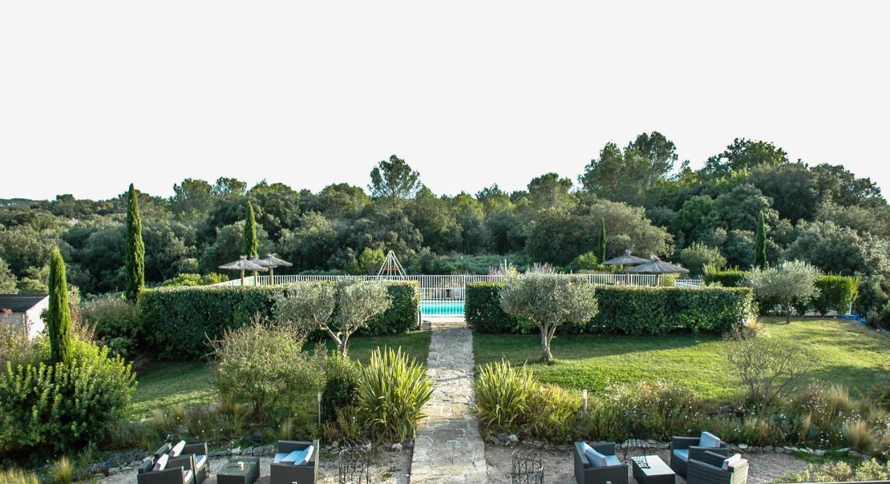 Hotel Restaurant Le Gardon - Pont Du Gard Collias ภายนอก รูปภาพ