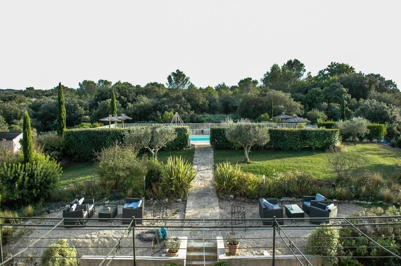 Hotel Restaurant Le Gardon - Pont Du Gard Collias ภายนอก รูปภาพ